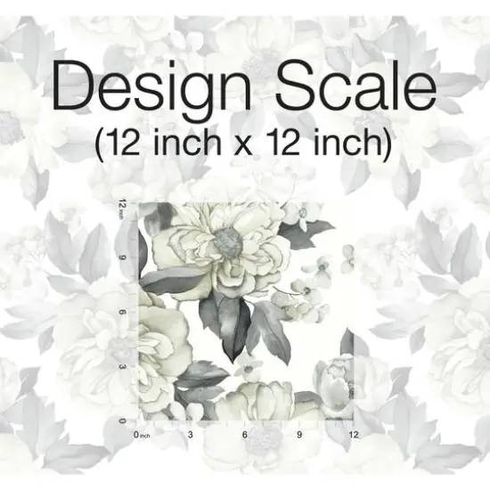 RoomMates Watercolor Floral Bouquet Peel & Stick Wallpaper Gray {8}