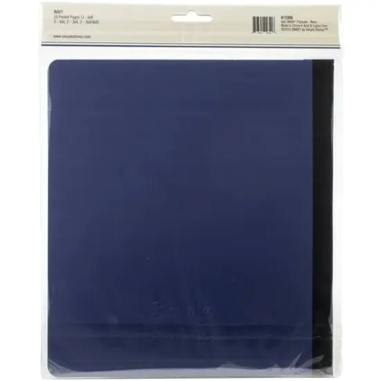 Simple Stories&trade; Sn@p!&trade; Flipbook Album, 6" x 8" Navy {4}