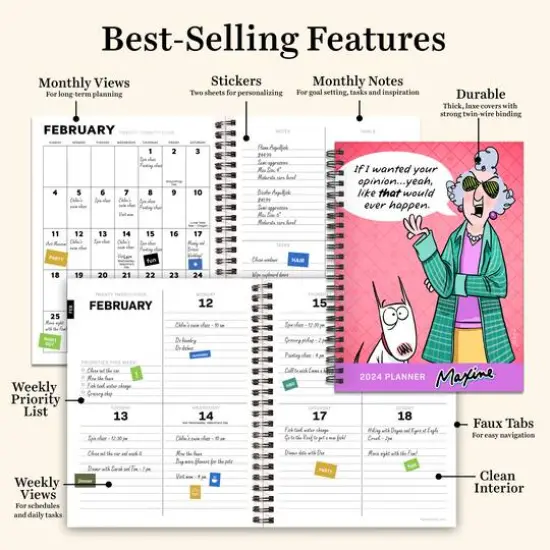 TF Publishing 2024 Maxine Medium Planner {7}