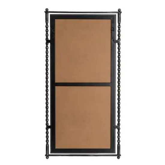 Hello Honey&reg; 47.25" Black Cast Metal Framed Tall Wall Mirror {4}