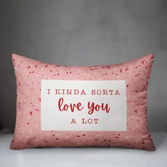 Really Love You Confetti Throw Pillow, 14" x 20" {4}