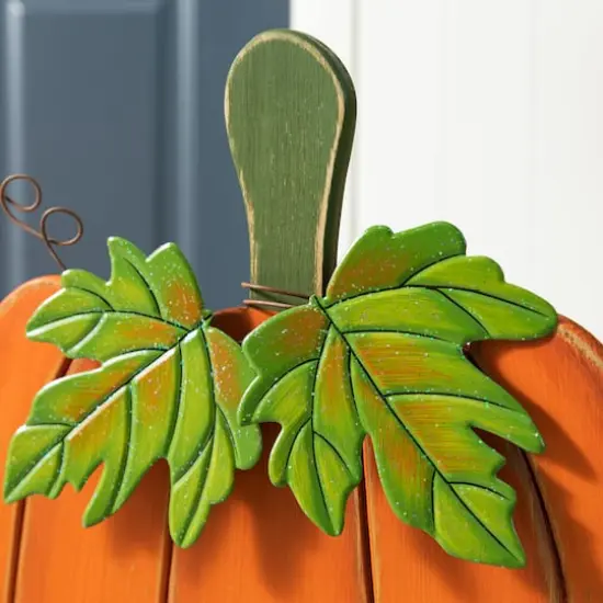 Glitzhome&reg; 27" Fall "WELCOME" Pumpkin Porch D&eacute;cor {4}