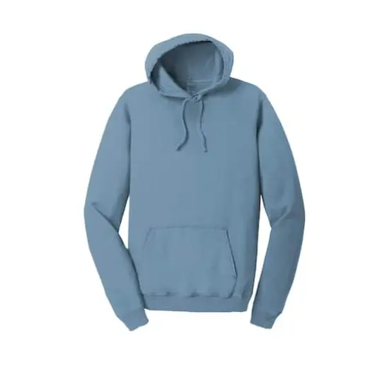 Port & Company&reg; Beach Wash Garment-Dyed Pullover Hooded Adult Sweatshirt Mist {1}