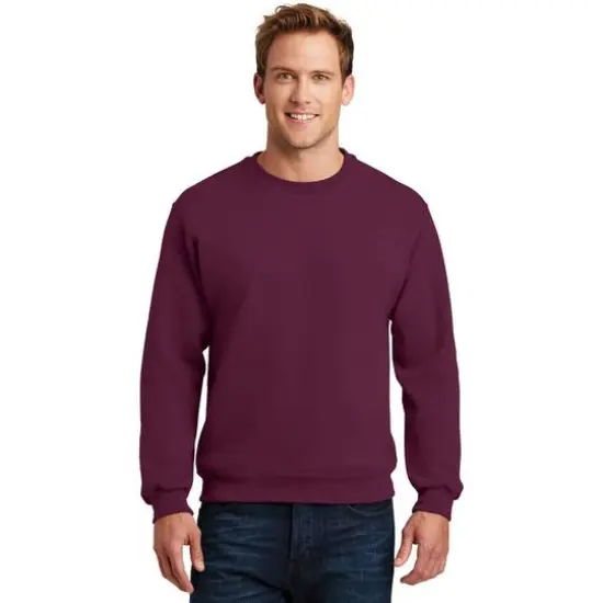 JERZEES&reg; Super Sweats&reg; NuBlend&reg; Crewneck Sweatshirt Maroon {4}