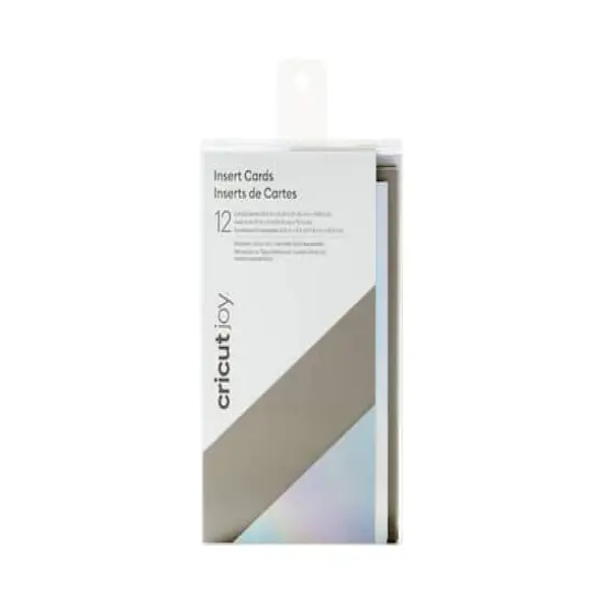 Cricut Joy&trade; Insert Cards Large, Gray & Silver Holographic {1}