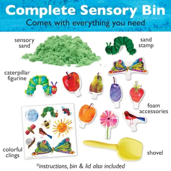 Creativity for Kids&reg; The Very Hungry Caterpillar&trade; Sensory Bin {4}