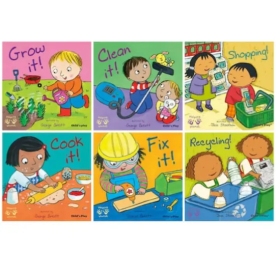 Child's Play Helping Hands Board Books, Set of 6 {1}
