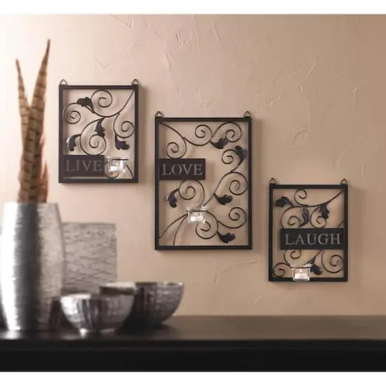 Live Love Laugh Candleholder Wall D&eacute;cor {3}