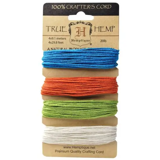 Hemptique&reg; Bright Hemp Cord Set, 20lb.  {1}