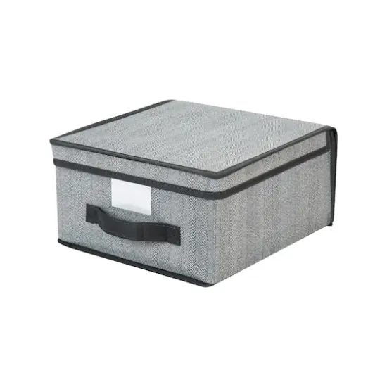 Simplify Medium Storage Box Gray {1}
