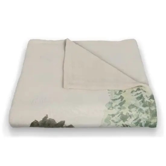 Winter Moose 50x60 Coral Fleece Blanket {3}