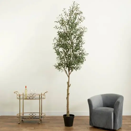 10ft. Potted Artificial Olive Tree {6}