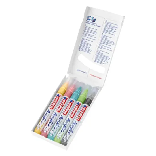 edding&reg; 5100 Medium Pastel Acrylic Marker Set {3}