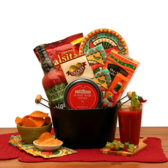 A Bloody Mary Mixer Gift Basket {1}