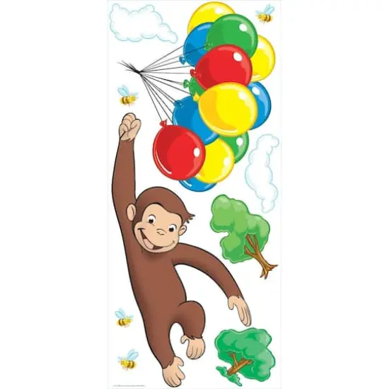 RoomMates Curious George Peel & Stick Giant Wall Decal {3}