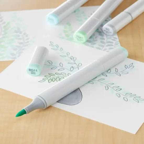 Copic&reg; Sketch Marker, Blue Greens BG11 Moon White {3}