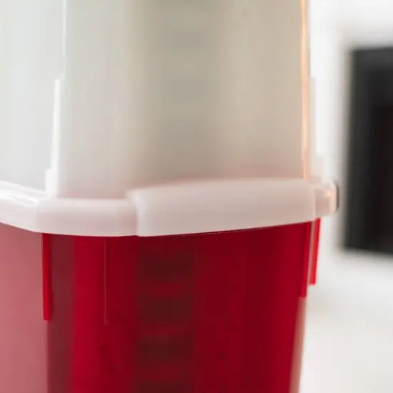 IRIS&reg; 40" Holiday Red & White Wrapping Paper Storage Boxes, 2ct. {4}