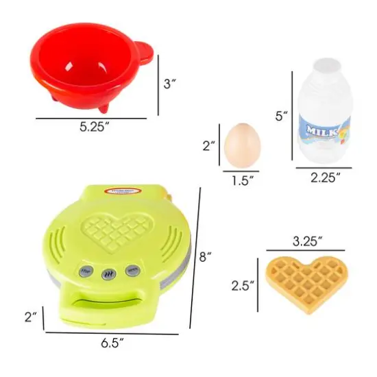 Toy Time Kids Toy Waffle Iron Set With Music & Lights {3}