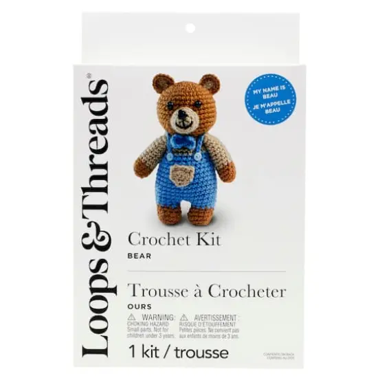 Intermediate Bear Amigurumi Crochet Kit by Loops & Threads&reg; {3}