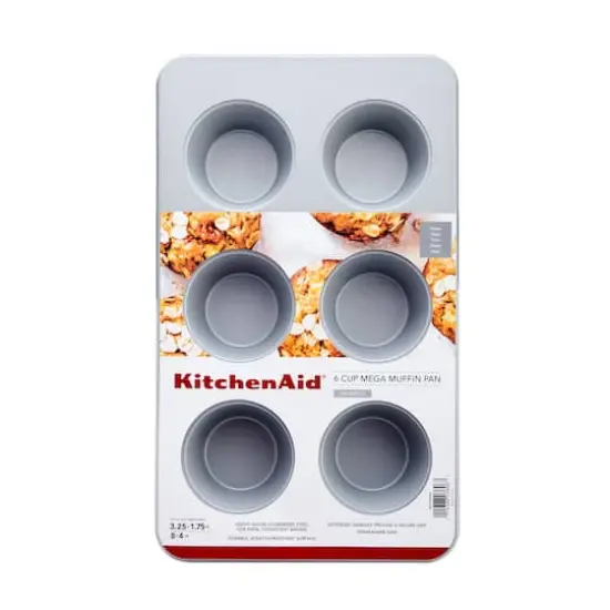 KitchenAid Non-Stick 6-Cup Mega Muffin Pan {1}
