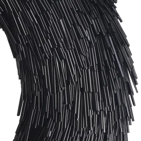 16" Black Tinsel Wreath by Ashland&reg; {3}