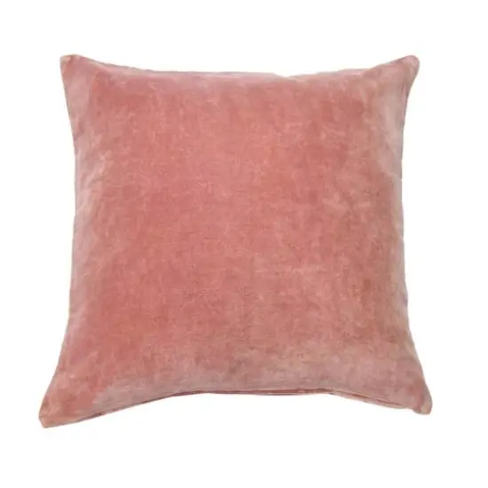 Hello Honey® 20" Square Velvet Knife Edge Pillow Cover Pink {3}
