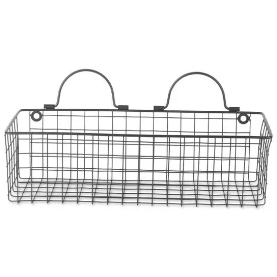 DII&reg; Wire Wall Basket Set Black {6}