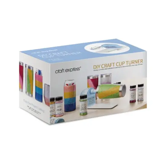 Craft Express Light Blue DIY Cup Turner {4}