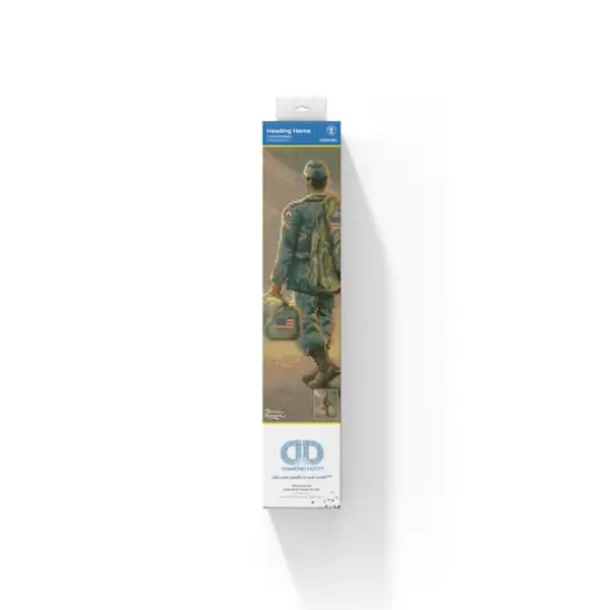 Diamond Dotz&reg; Intermediate Level Thomas Kinkade Heading Home Diamond Painting Kit {4}