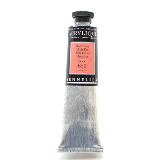 Sennelier Extra Fine Artists' Acrylic Paint, 60mL 650 Blush Tint {1}