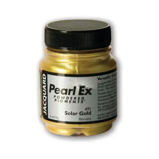 Jacquard Pearl Ex Pigment, 0.5oz. Solar Gold {1}