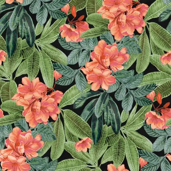 Tommy Bahama Darwin Flora Peel & Stick Wallpaper Noir {1}