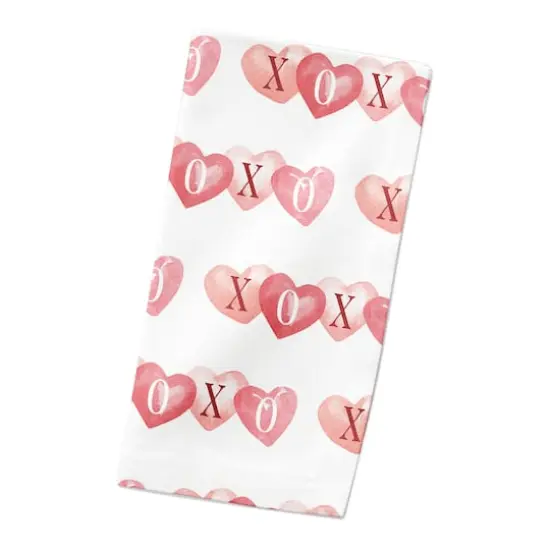 XOXO Hearts Beverage Napkin {3}