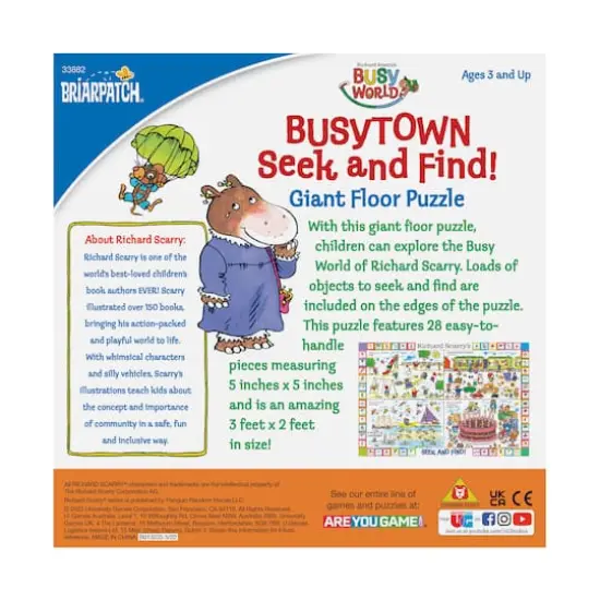 Richard Scarry's Busytown Seek and Find! Giant Floor Puzzle: 28 Pcs {4}