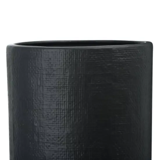 Hello Honey&reg; 7" Stoneware Planter Black {7}