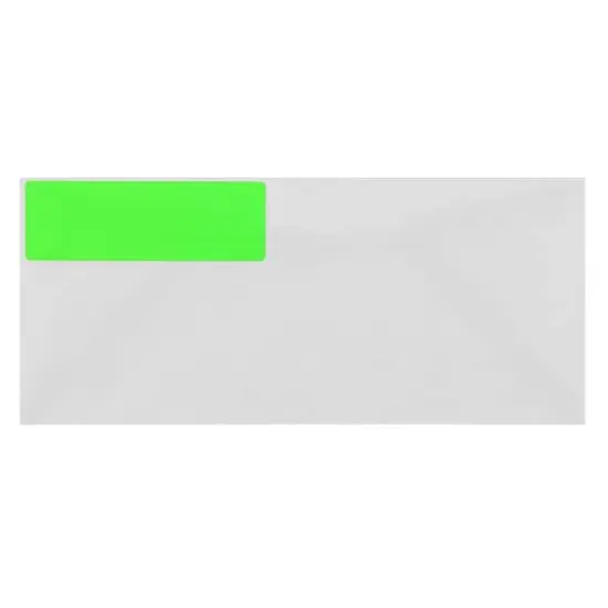 JAM Paper 1.3" x 4" Address Labels, 126ct. Neon Green {5}