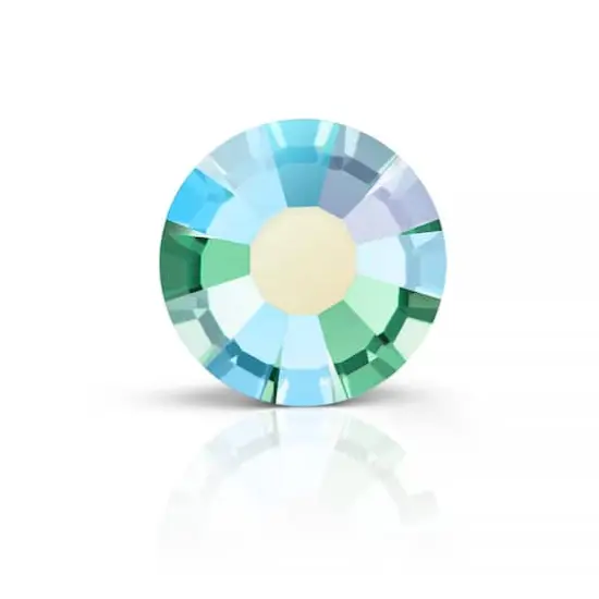 Preciosa MAXIMA SS20 Aurora Borealis Flatback Czech Crystals, 144ct. Erinite AB {1}