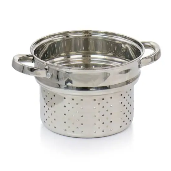 Oster Sangerfield 5qt. Stainless Steel Pasta Pot with Steamer Insert and Basket {8}