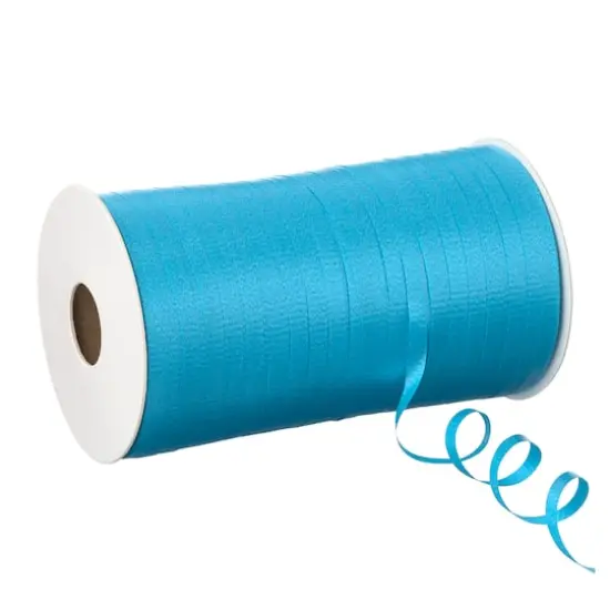 500yd. Turquoise Curling Ribbon Spool By Celebrate It&trade; {1}