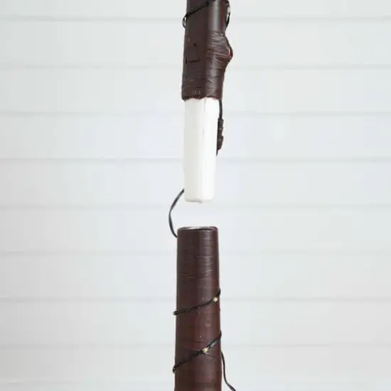 4ft. Pre-Lit UV Resistant Artificial Palm Tree with Warm White LED Lights {6}