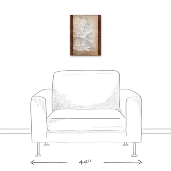 Serve The Lord 12" x 16" Canvas Wall Art {4}