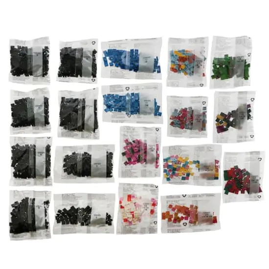 10" x 10" Flower Field Pixelated Brick Art Kit by Make Market&reg; {4}