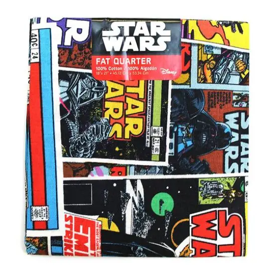 Camelot Fabrics Star Wars™ Comic Book Covers Cotton Fat Quarter Bundle {1}