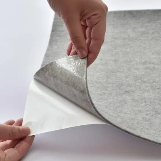 RoomMates Squares Acoustical Peel & Stick Tiles Light Gray {8}