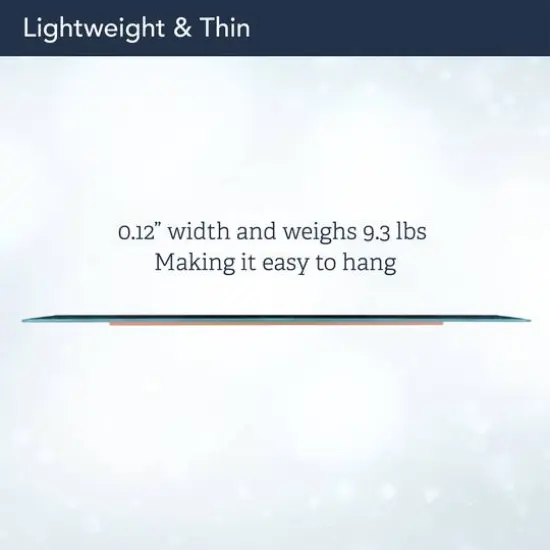 Head West Frameless Reeded Mosaic Printed Wall D&eacute;cor Mirror Black {7}