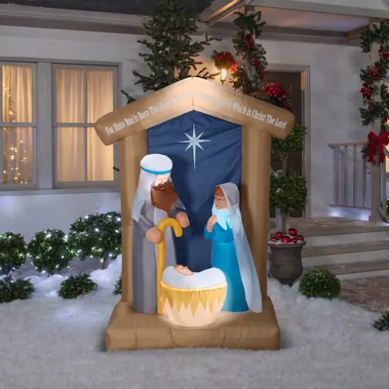 6.5ft. Airblown&reg; Inflatable Christmas Nativity Scene {3}