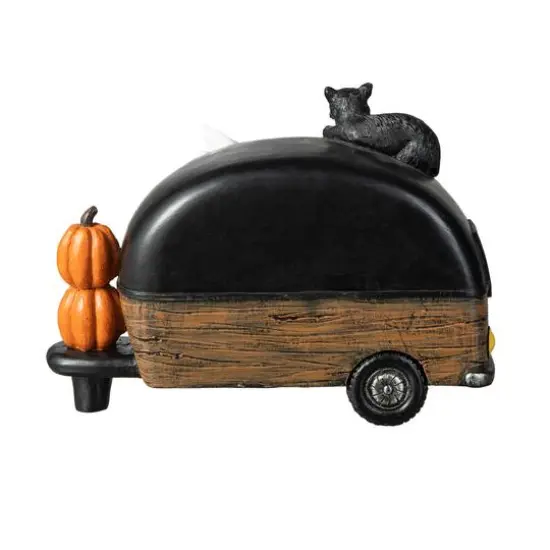Glitzhome&reg; 9.25" Halloween Lighted Camper Table D&eacute;cor {8}