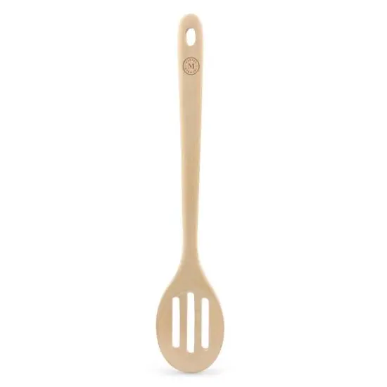 Martha Stewart 14'' Beech Wood Slotted Spoon {5}