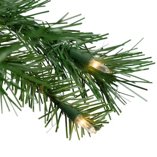 4ft. Pre-Lit Dakota Red Pine Full Artificial Christmas Tree, Clear Lights {5}