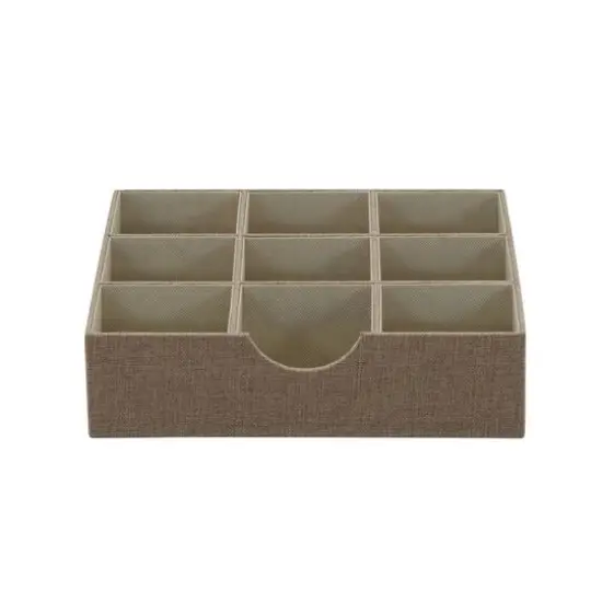 Household Essentials Drawer Organizer Tray Brown {14}